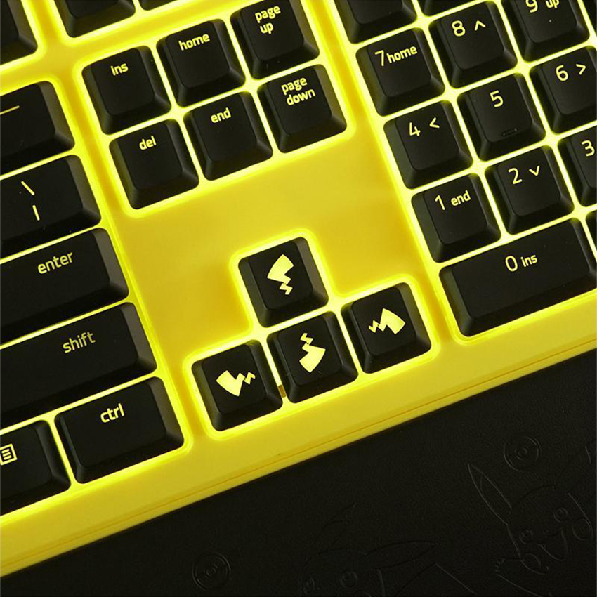 Bàn phím Razer Pokemon Pikachu (USB/RGB/Membrane switch/Limited) (RZ03-02043700-R3D1)