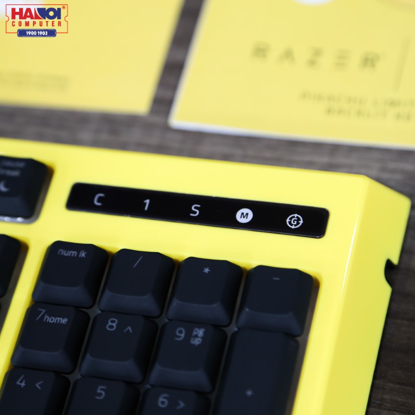 Bàn phím Razer Pokemon Pikachu (USB/RGB/Membrane switch/Limited) (RZ03-02043700-R3D1)