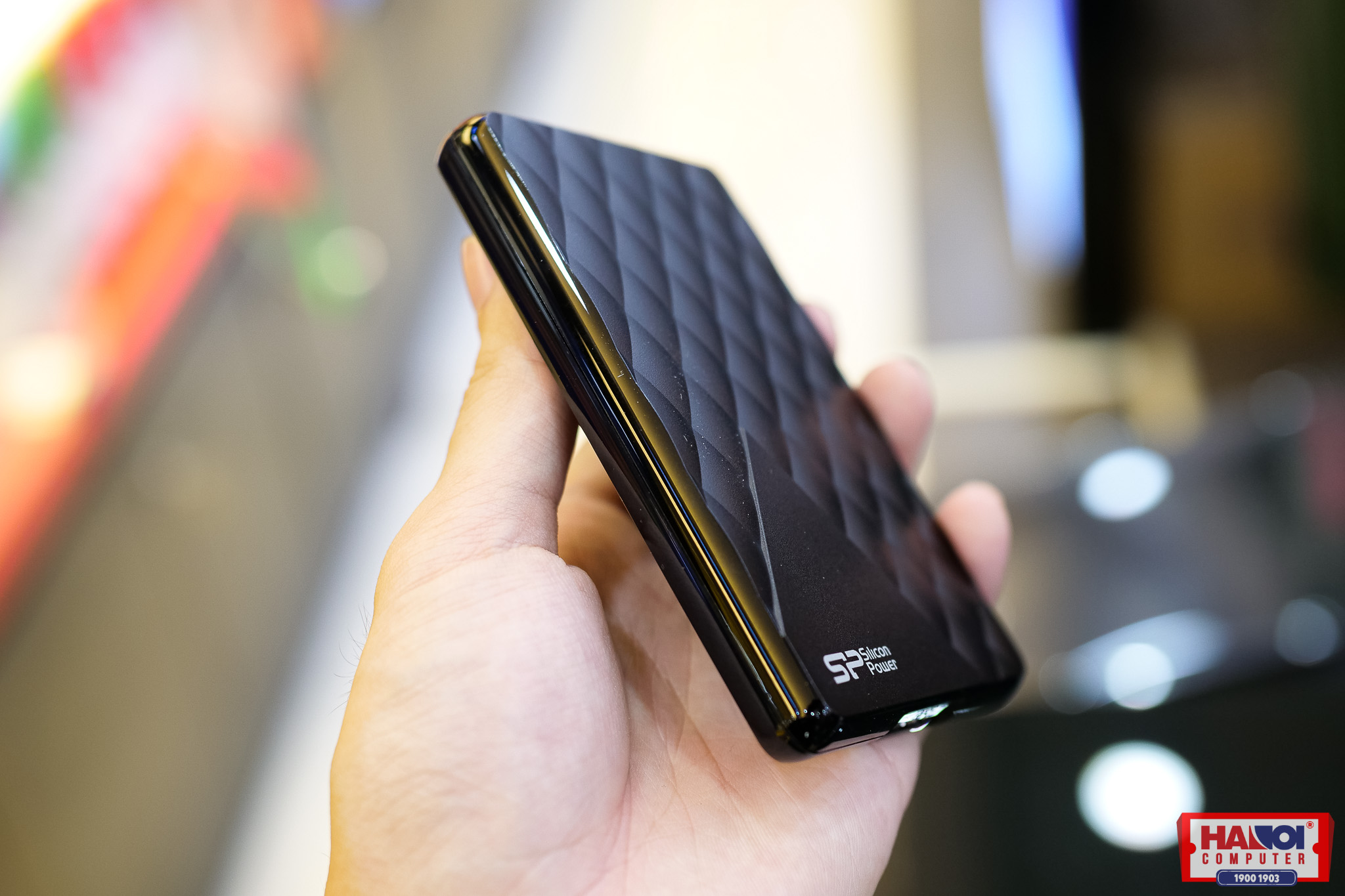 Ổ cứng di động SILICON POWER Diamond D06 1TB Black, 2.5 inch USB 3.2 (SP010TBPHDD06S3K)