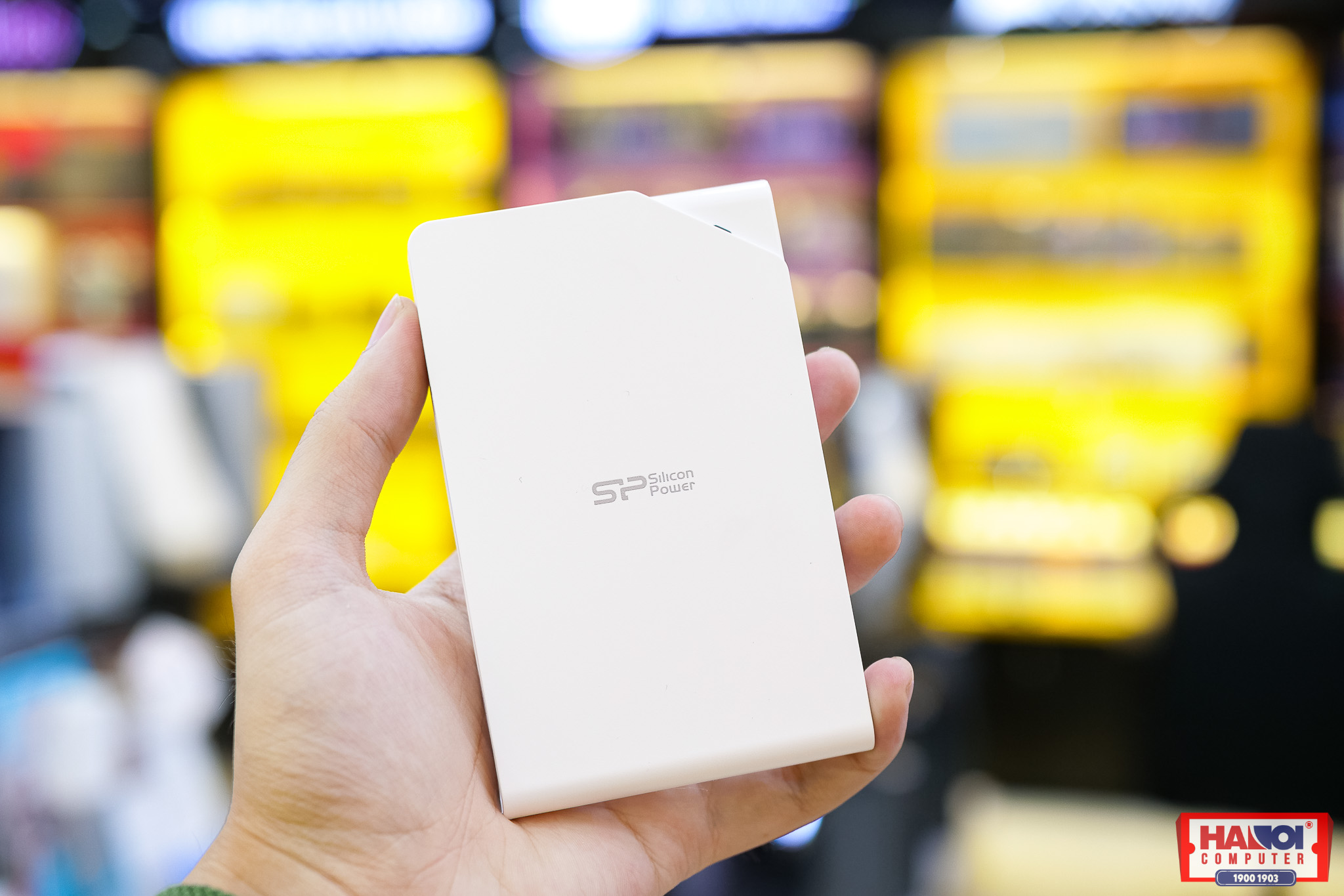 Ổ cứng di động SILICON POWER Stream S03 1TB White, 2.5 inch (USB 3.1 Gen1/USB 3.0) - SP010TBPHDS03S3W