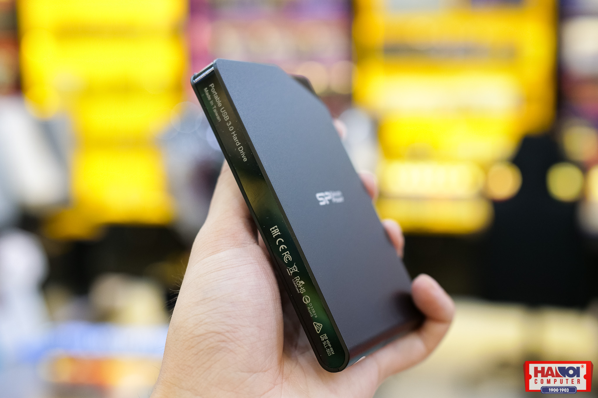 Ổ cứng di động SILICON POWER Stream S03 2TB Black, 2.5 inch (USB 3.1 Gen1/USB 3.0) - SP020TBPHDS03S3K