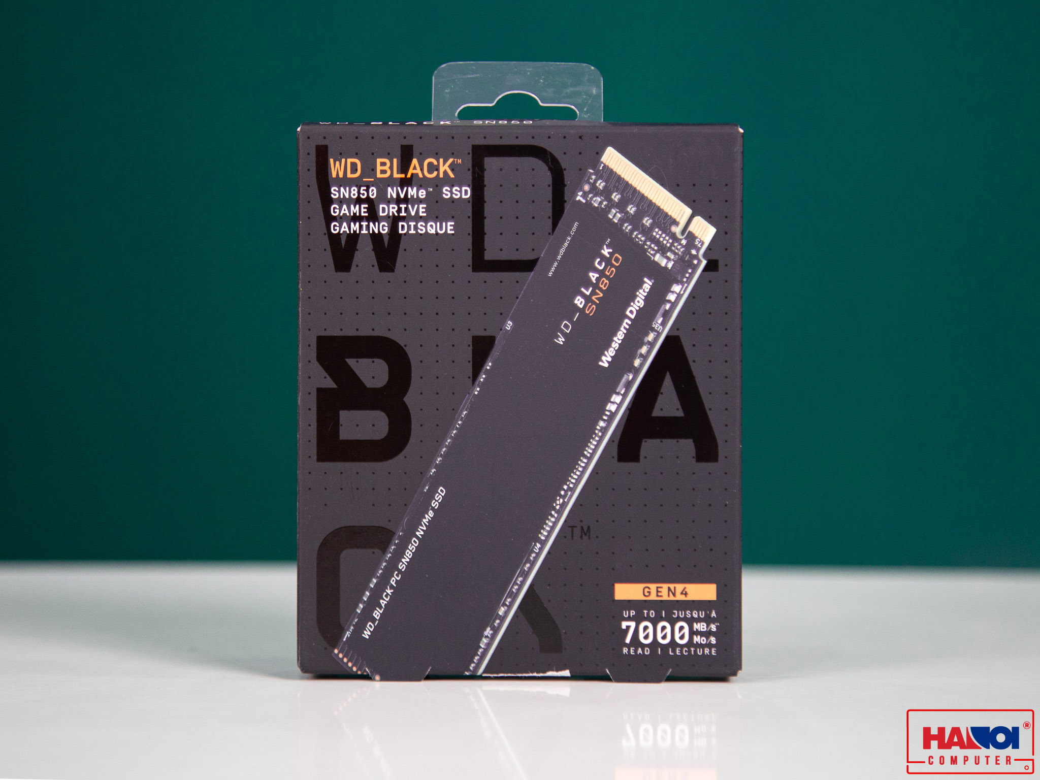 Ổ cứng SSD WD SN850 Black 1TB M.2 2280 PCIe NVMe 4x4 (Đọc 7000MB/s - Ghi 4100MB/s)-(WDS100T1X0E)