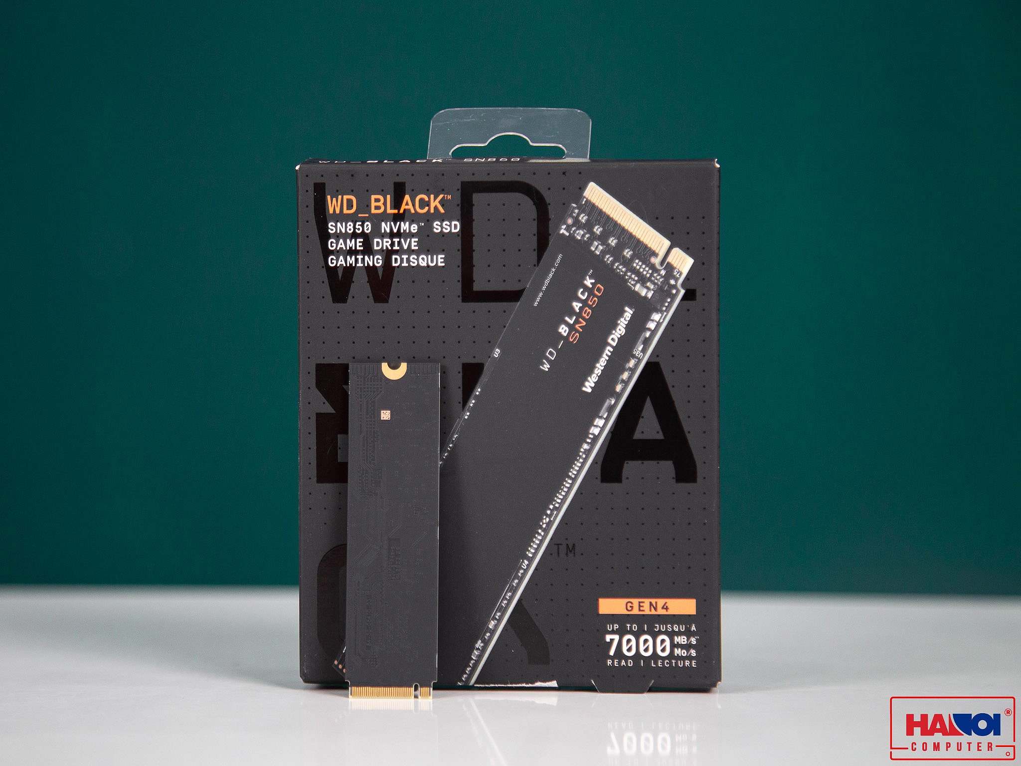 Ổ cứng SSD WD SN850 Black 1TB M.2 2280 PCIe NVMe 4x4 (Đọc 7000MB/s - Ghi 4100MB/s)-(WDS100T1X0E)