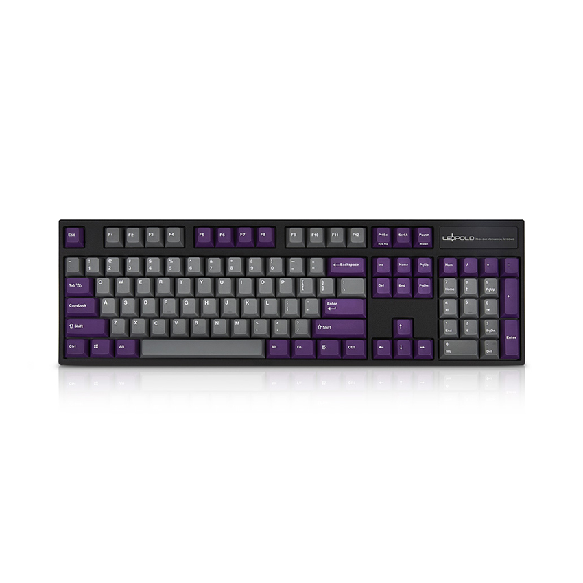 Bàn phím cơ Leopold FC900RPD (USB/PBT Doubleshot/Grey Purple/Silent Red sw)