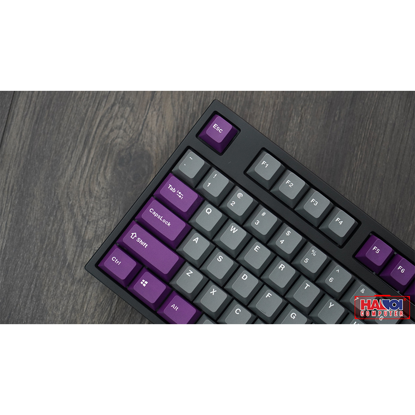 Bàn phím cơ Leopold FC750RPD (USB/PBT Doubleshot/Grey Purple/Silent Red sw)