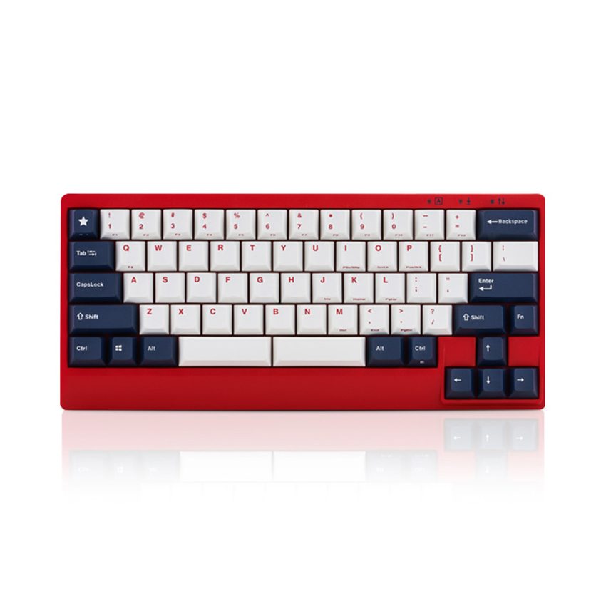 Bàn phím cơ Leopold FC650MDS PD Blue Star (USB/PBT Doubleshot/White Navy/Red case/Brown sw)