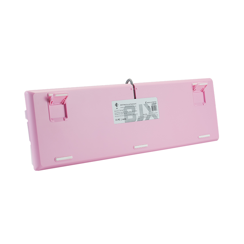 Bàn phím cơ BJX KM9 (Pink version/USB/Fullsize/Brown switch)