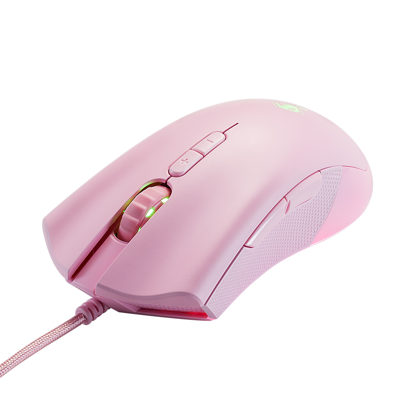 Chuột chơi game BJX M9 (Pink/USB/Led RGB)