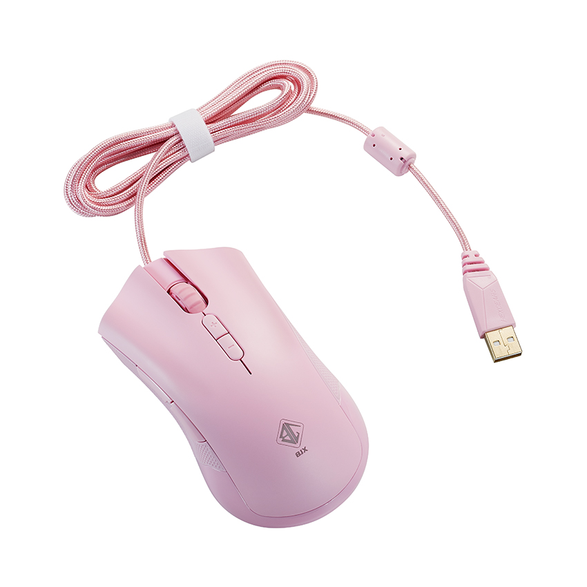 Chuột chơi game BJX M9 (Pink/USB/Led RGB)