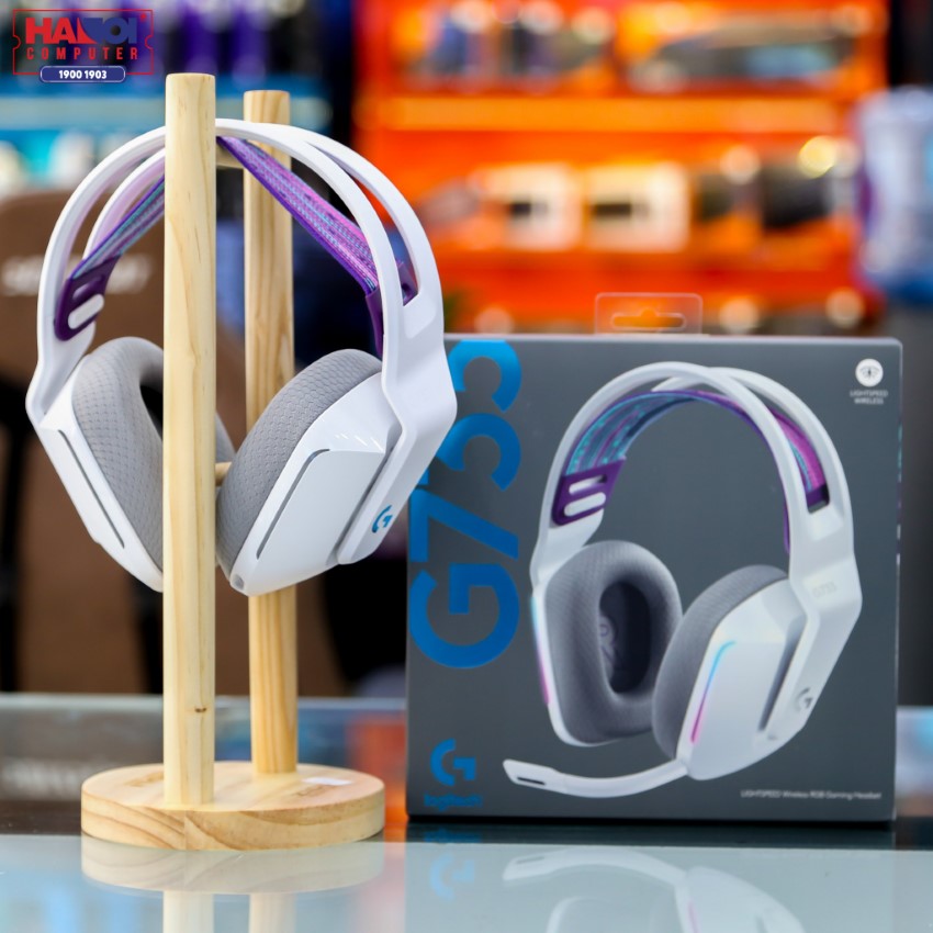 Tai nghe Gaming Logitech G733 LIGHTSPEED Wireless 7.1 RGB White