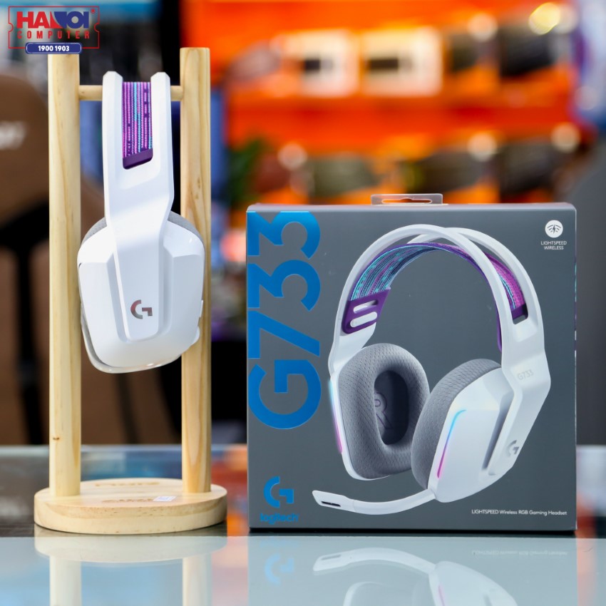 Tai nghe Gaming Logitech G733 LIGHTSPEED Wireless 7.1 RGB White