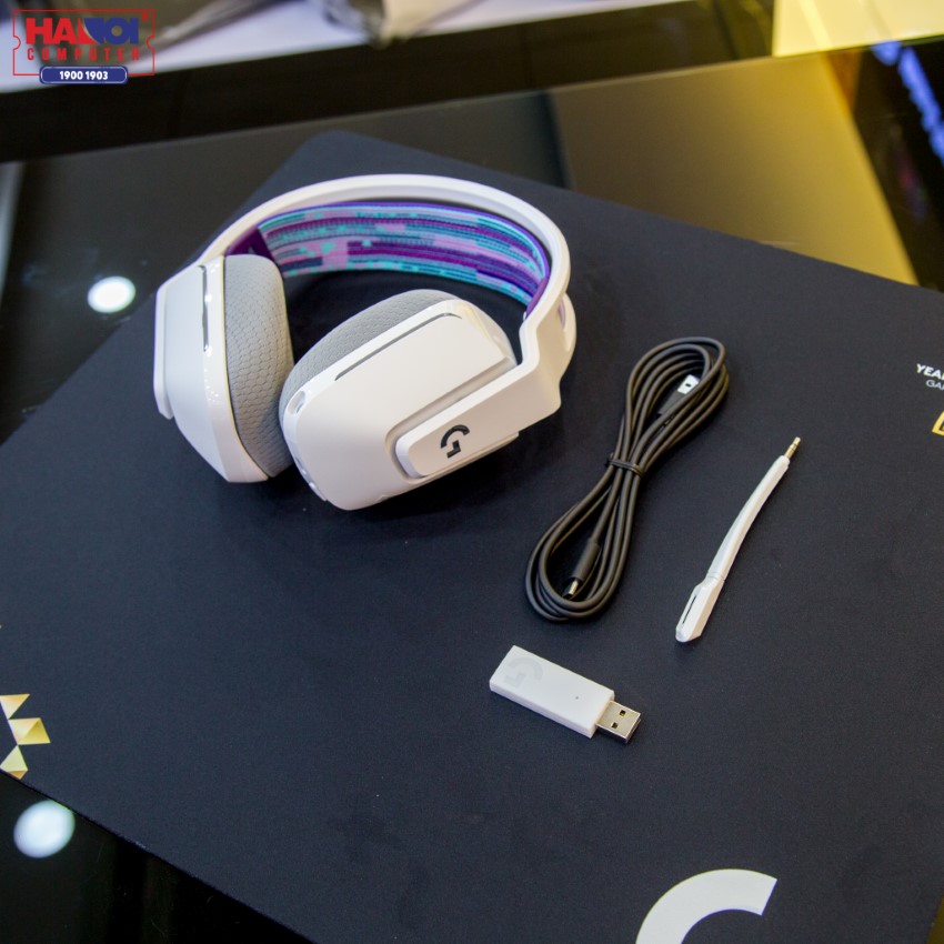Tai nghe Gaming Logitech G733 LIGHTSPEED Wireless 7.1 RGB White