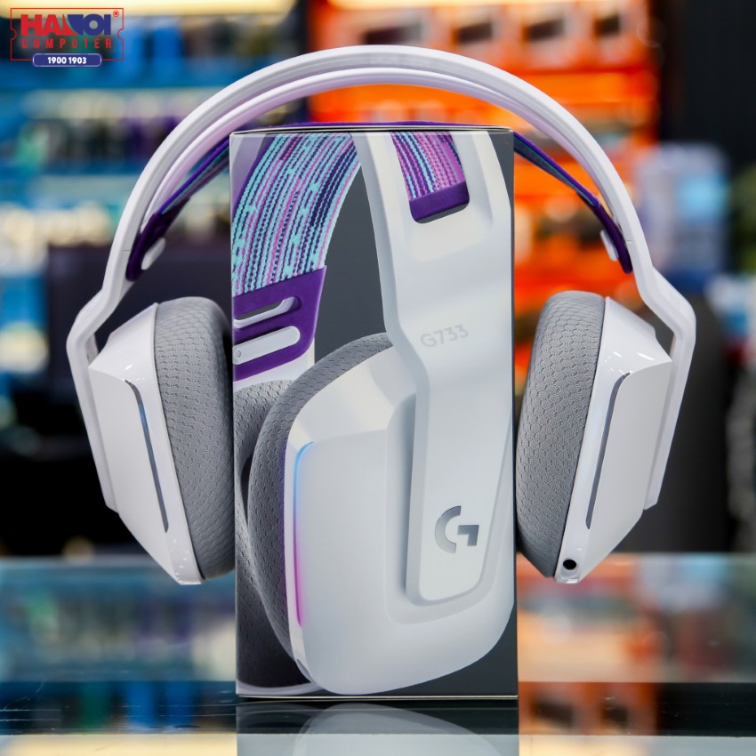 Tai nghe Gaming Logitech G733 LIGHTSPEED Wireless 7.1 RGB White