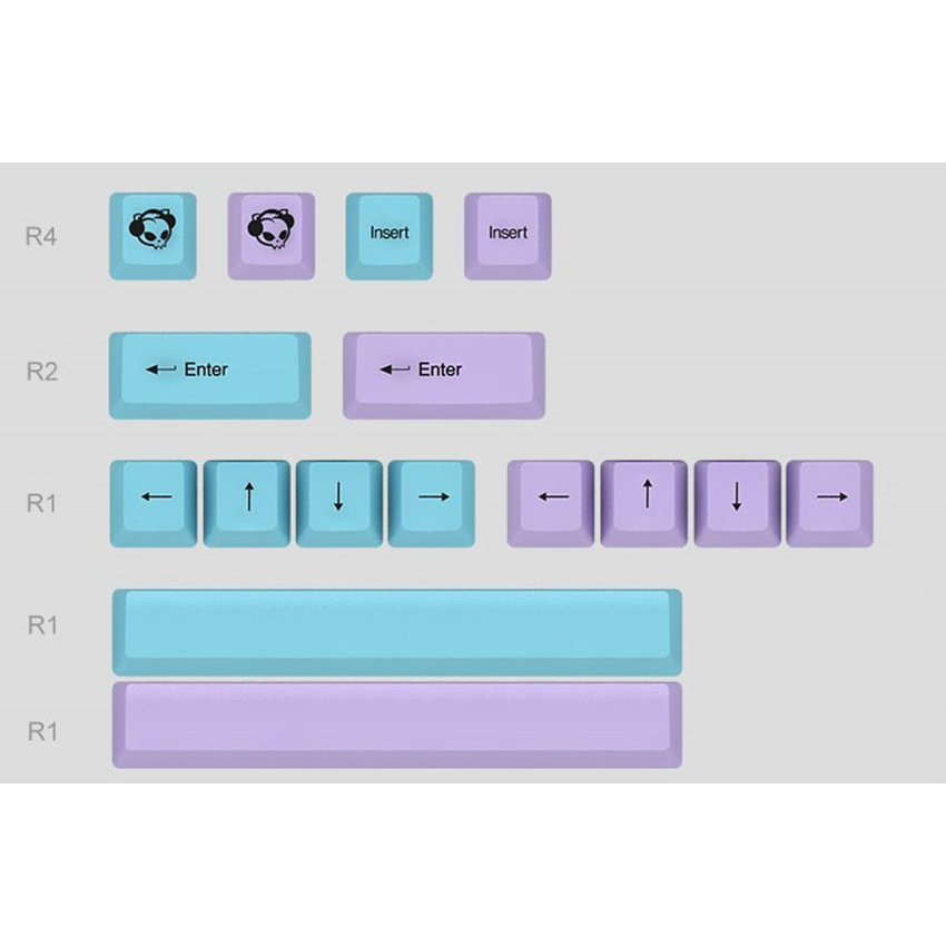Bàn phím Akko 3084 Silent Bluetooth 5.0 (Gateron Pink sw)