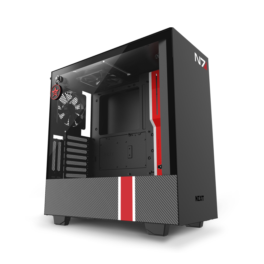 Vỏ máy tính NZXT H510i Mass Effect Limited Edition (CA-H510B-ME) (Mid Tower/Màu Đen)