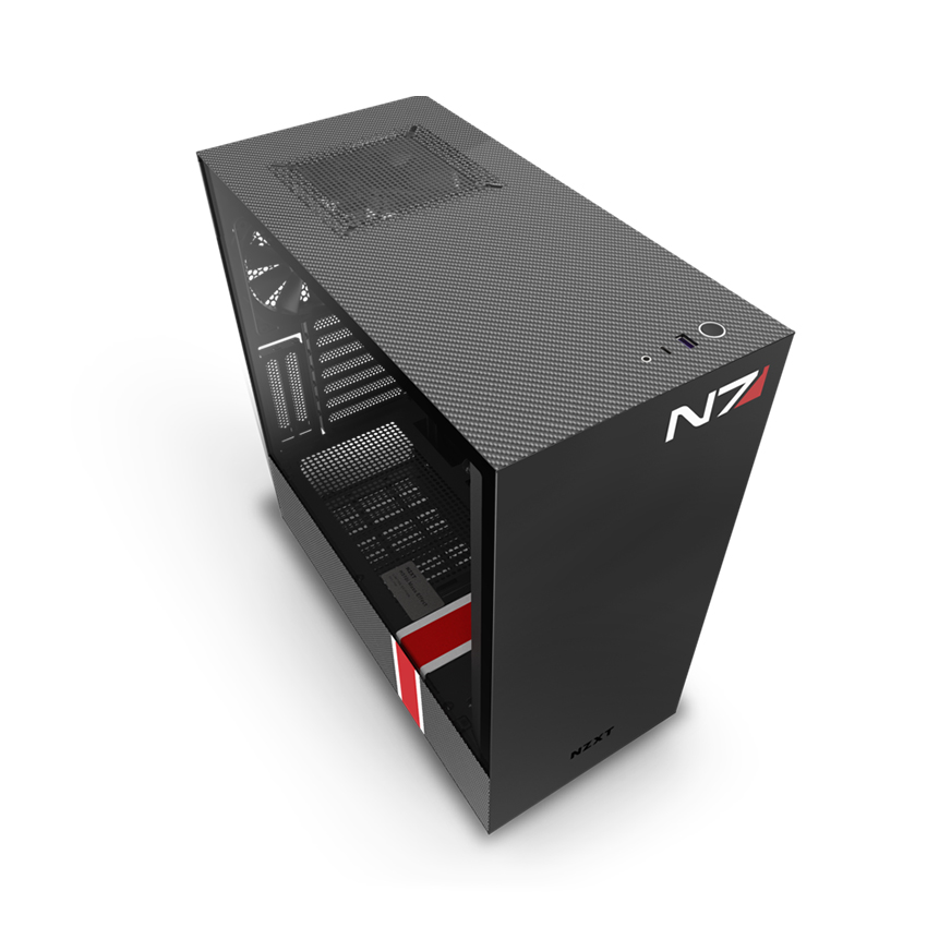Vỏ máy tính NZXT H510i Mass Effect Limited Edition (CA-H510B-ME) (Mid Tower/Màu Đen)