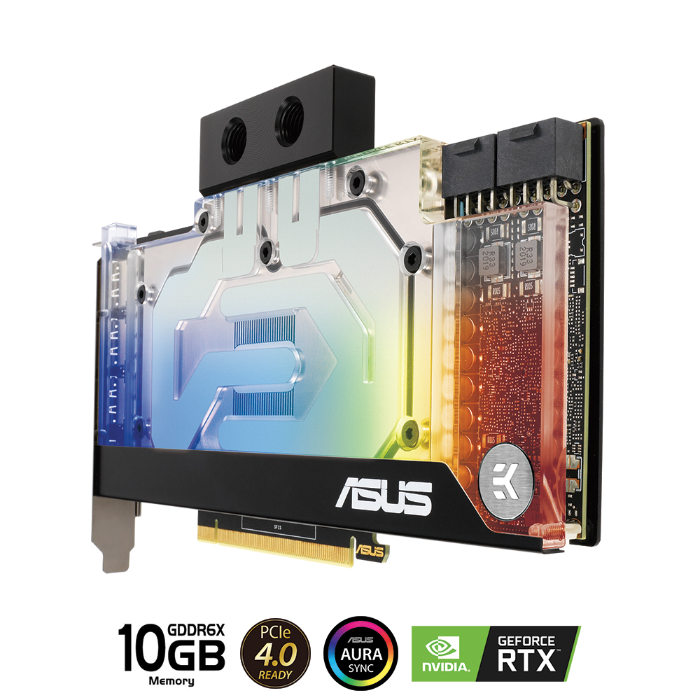 Card màn hình ASUS RTX 3080-10G-EK (10GB GDDR6X, 320-bit, HDMI +DP, 2x8-pin)