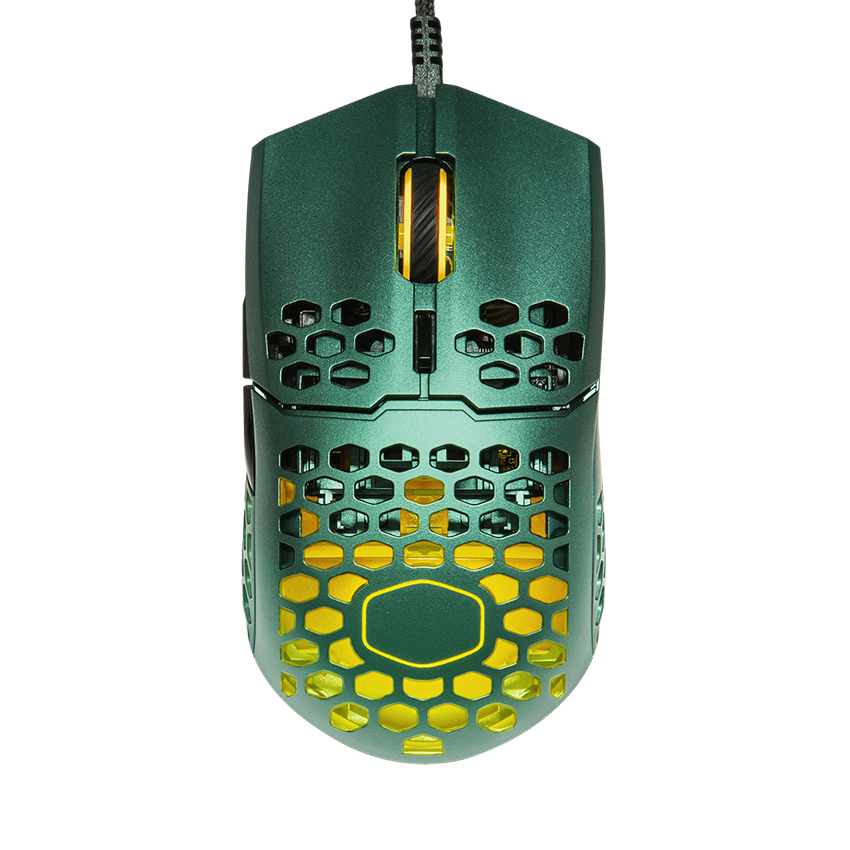 Chuột Cooler Master MM711 Olive Green (USB/PMW3389/Xanh lục/RGB)