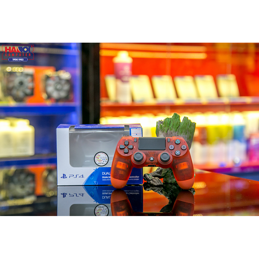 Tay cầm chơi game không dây PS4 Sony DUALSHOCK 4 Controller Đỏ pha lê CUH-ZCT2G 18