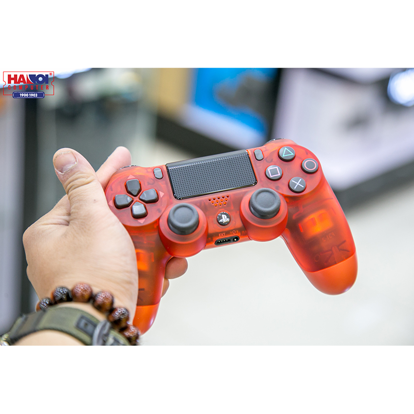 Tay cầm chơi game không dây PS4 Sony DUALSHOCK 4 Controller Đỏ pha lê CUH-ZCT2G 18