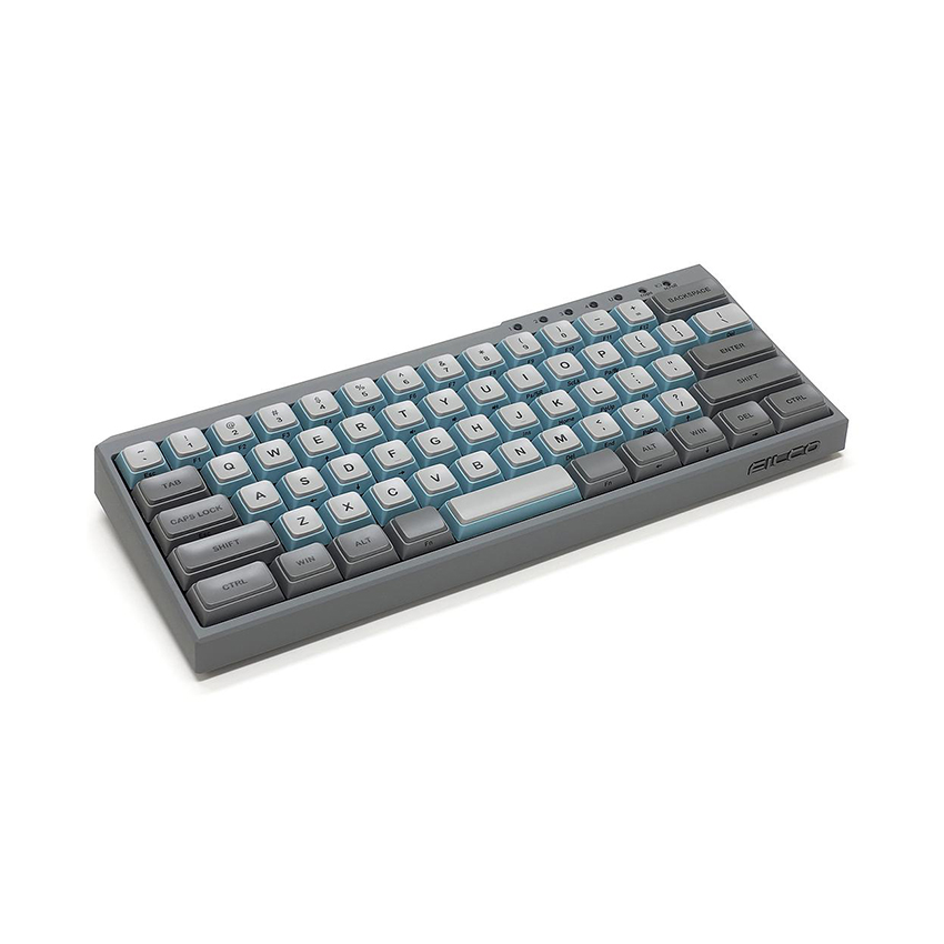 Bàn phím cơ Không dây Filco Majestouch Minila Air-R Convertible Sky Gray (Bluetooth/Brown switch) (FFBTR63M/ESG)