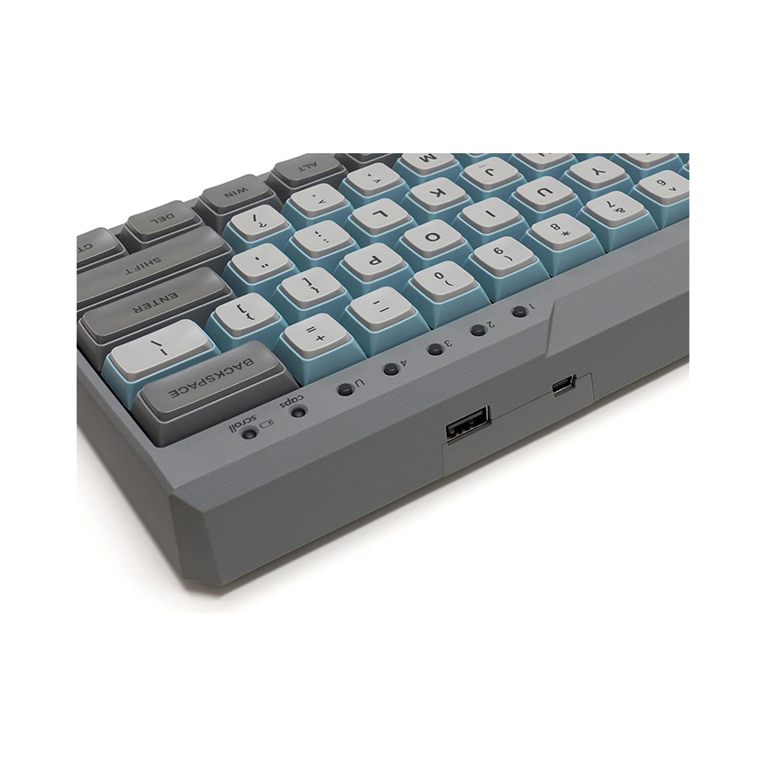 Bàn phím cơ Không dây Filco Majestouch Minila Air-R Convertible Sky Gray (Bluetooth/Silent Red switch) (FFBTR63MPS/ESG)