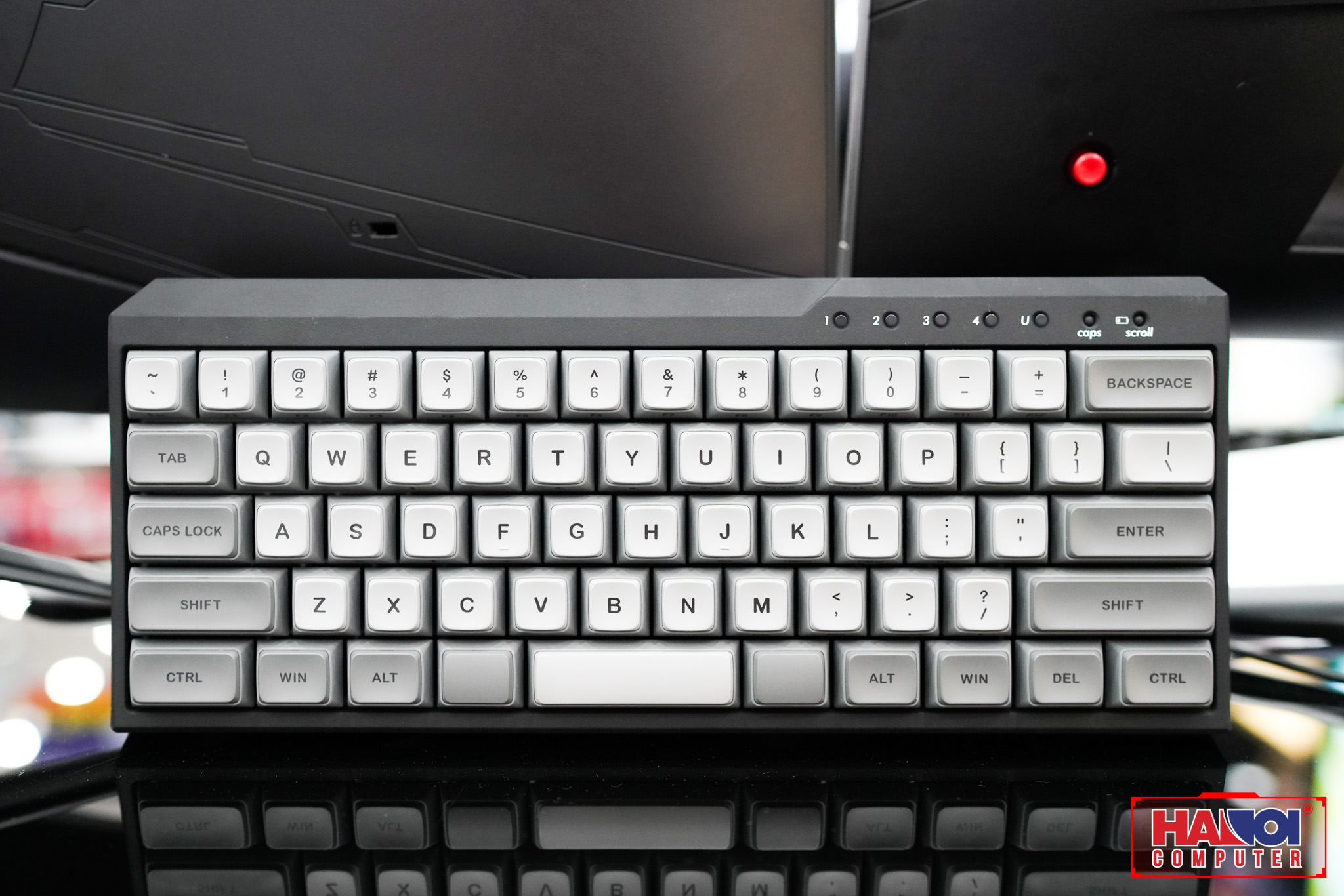 Bàn phím cơ Không dây Filco Majestouch Minila Air-R Convertible Matte Black (Bluetooth/Red switch) (FFBTR63MRL/EMB)