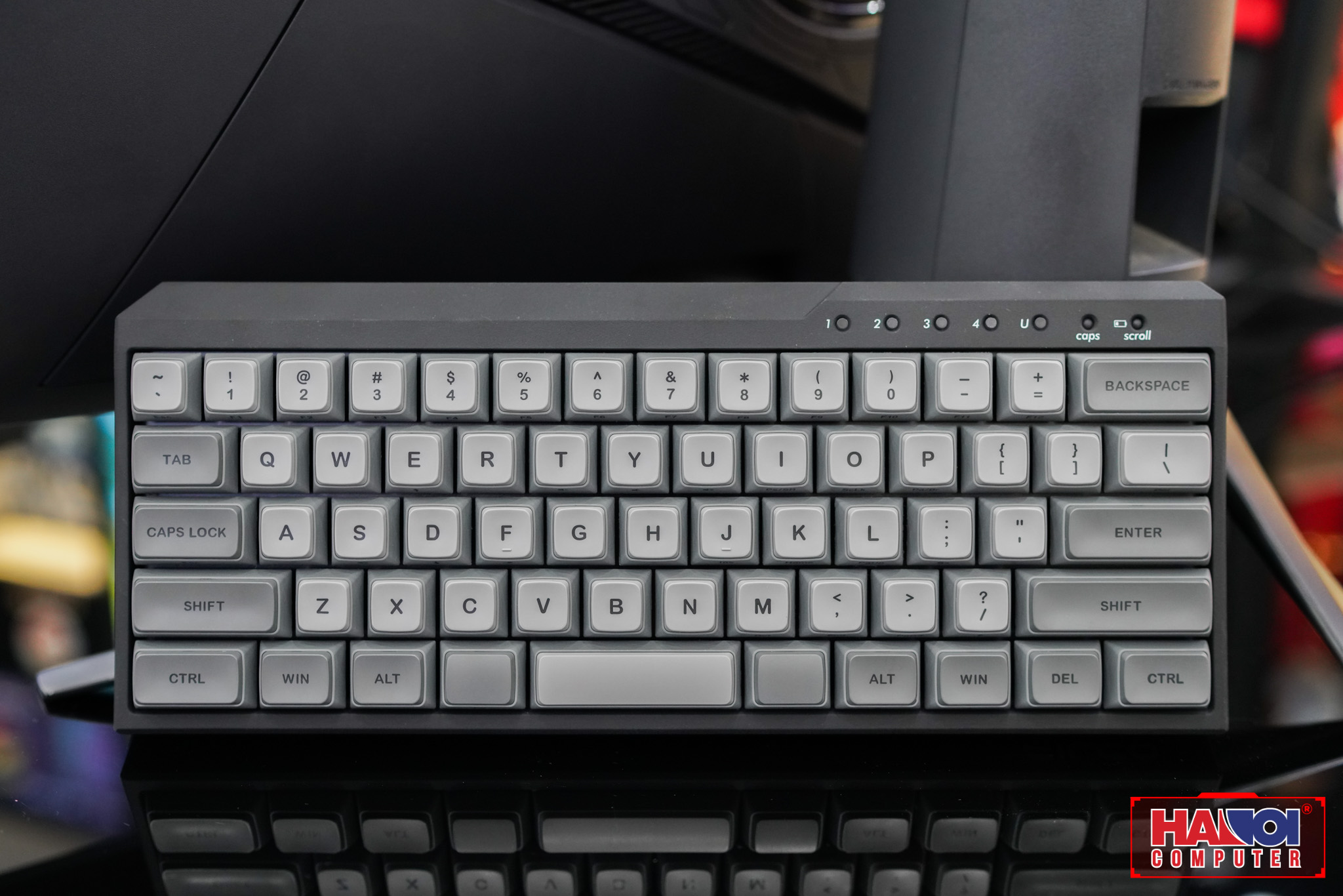 Bàn phím cơ Không dây Filco Majestouch Minila Air-R Convertible Matte Black (Bluetooth/Black switch) (FFBTR63ML/EMB)