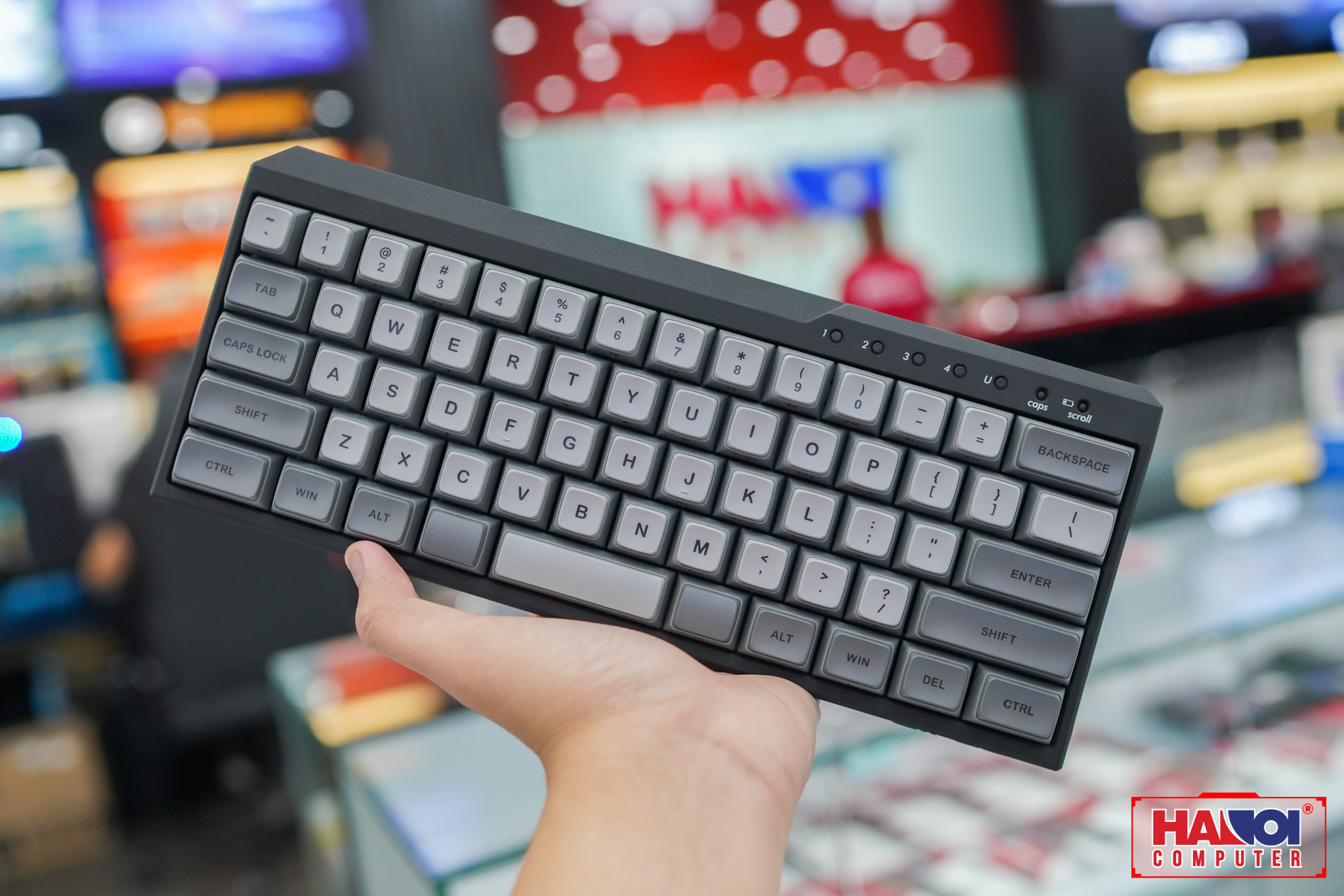 Bàn phím cơ Không dây Filco Majestouch Minila Air-R Convertible Matte Black (Bluetooth/Black switch) (FFBTR63ML/EMB)