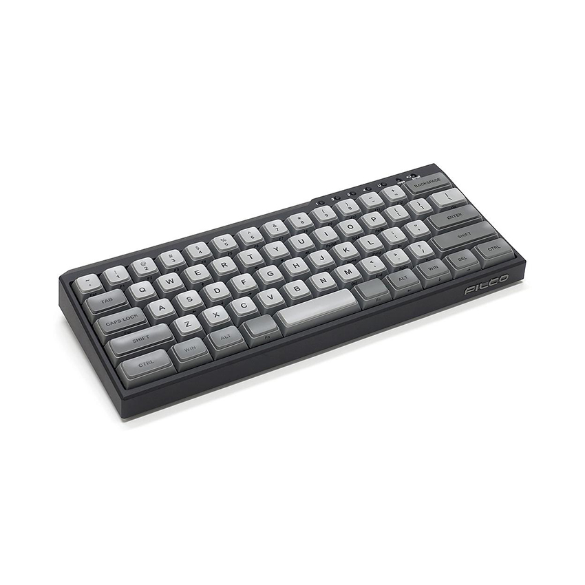 Bàn phím cơ Không dây Filco Majestouch Minila Air-R Convertible Matte Black (Bluetooth/Black switch) (FFBTR63ML/EMB)