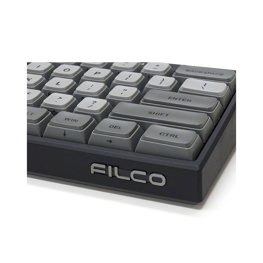 Bàn phím cơ Không dây Filco Majestouch Minila Air-R Convertible Matte Black (Bluetooth/Black switch) (FFBTR63ML/EMB)