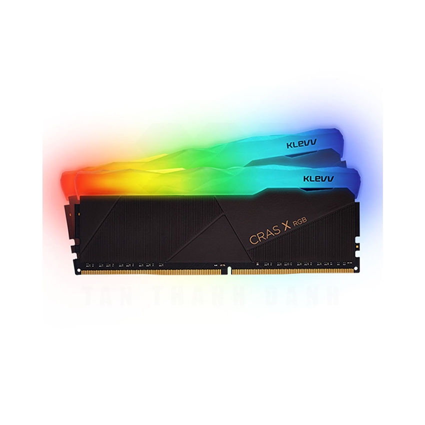 Ram Desktop Klevv CRAS X RGB (KD48GU880-32A160X) 16GB (2x8GB) DDR4 3200Mhz