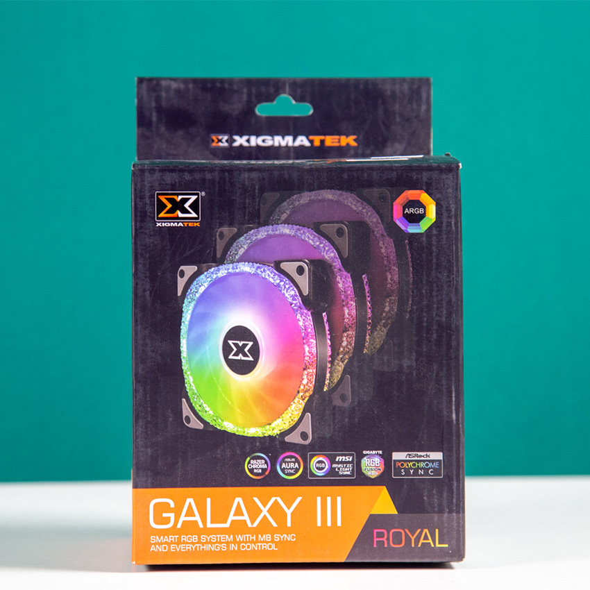 Fan Case Xigmatek GALAXY III ROYAL - BR120 ARGB (EN46119)