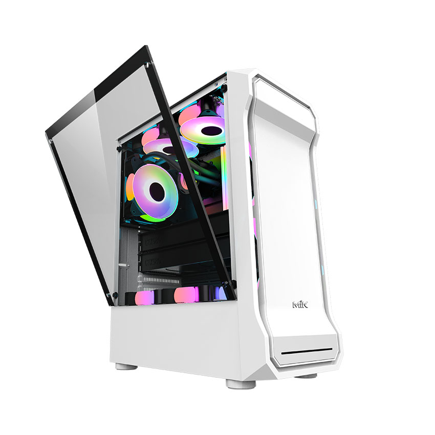 Vỏ Case MIK AH01 – WHITE (Mid Tower/ Màu Trắng)
