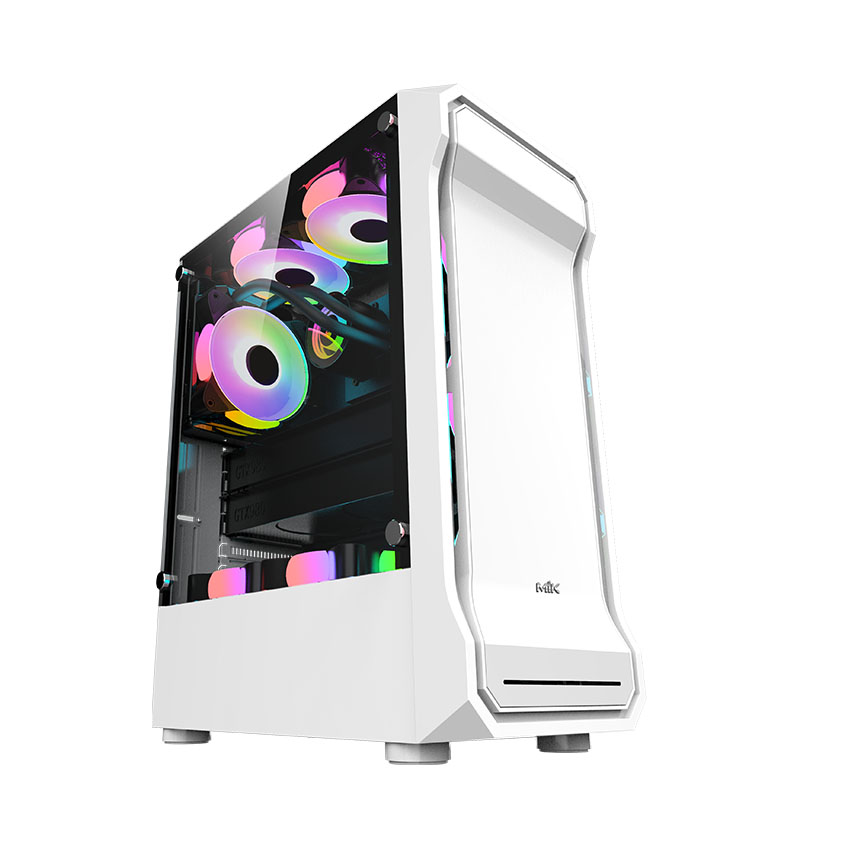 Vỏ Case MIK AH01 – WHITE (Mid Tower/ Màu Trắng)