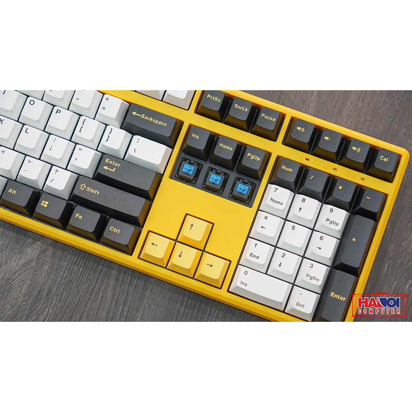 Bàn phím cơ Mistel X8 Bumble Bee Blue switch (USB/PBT/Cherry/Vàng-Đen)