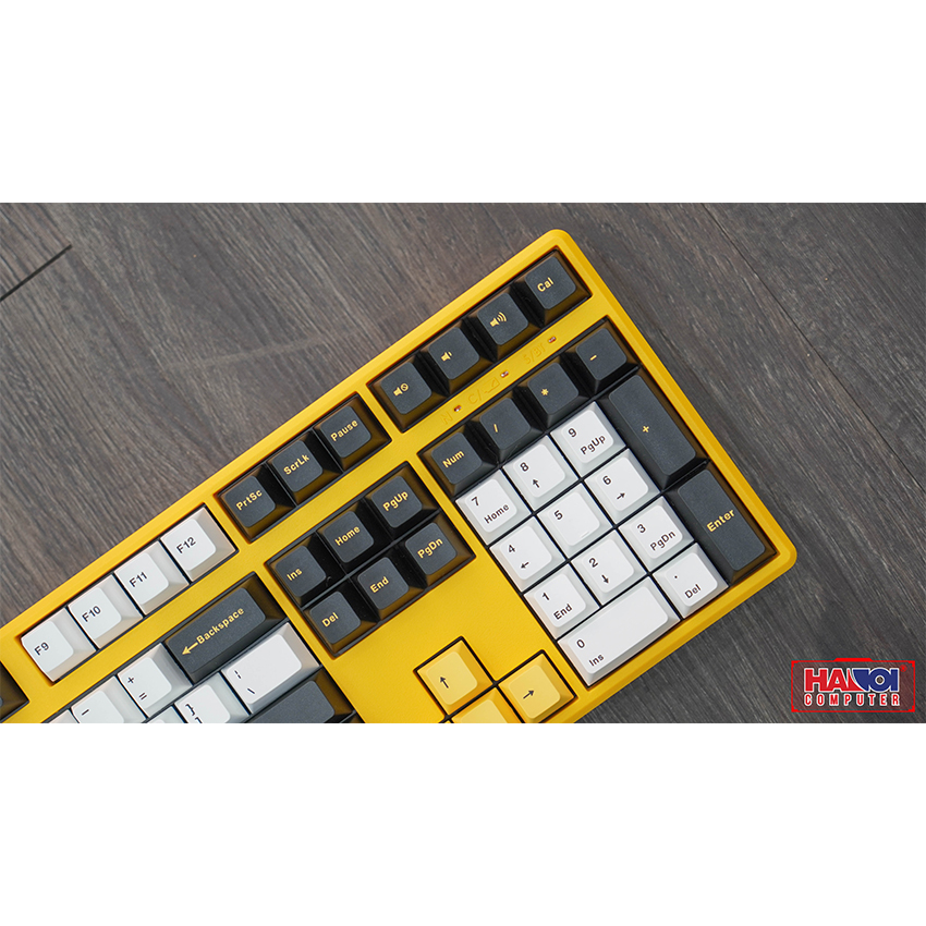 Bàn phím cơ Mistel X8 Bumble Bee Blue switch (USB/PBT/Cherry/Vàng-Đen)