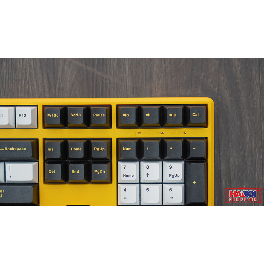 Bàn phím cơ Mistel X8 Bumble Bee Red switch (USB/PBT/Cherry/Vàng-Đen)