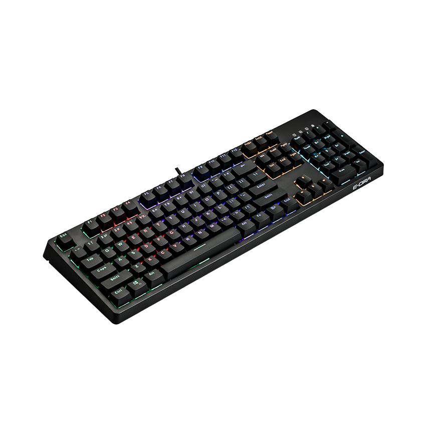 Bàn phím cơ Edra EK3104 Huano blue sw (usb/màu đen/ led rainbow)