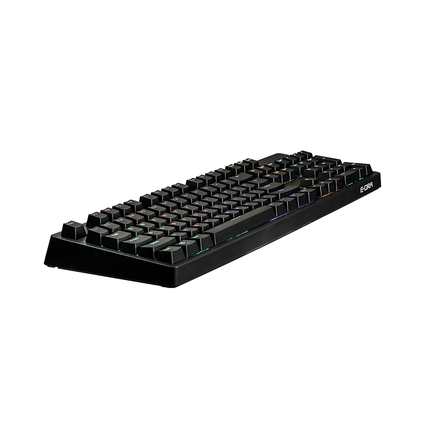 Bàn phím cơ Edra EK3104 Huano brown sw (usb/màu đen/ led rainbow)