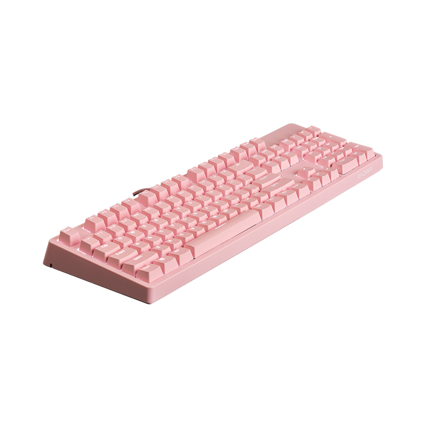 Bàn phím cơ Edra EK3104 pink Huano blue sw (usb/màu hồng/led trắng)
