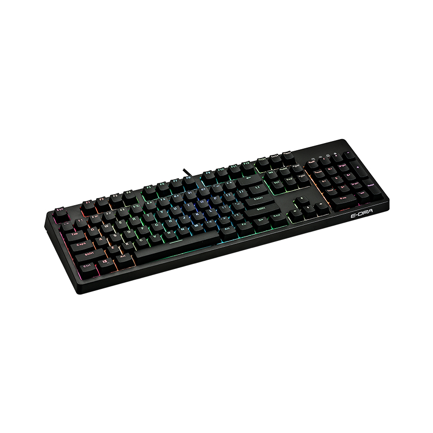 Bàn phím cơ Edra EK3104 RGB Huano brown sw (usb/màu đen/led RGB)