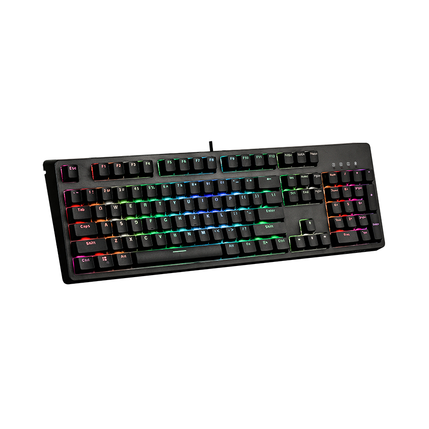 Bàn phím cơ Edra EK3104 RGB Huano brown sw (usb/màu đen/led RGB)