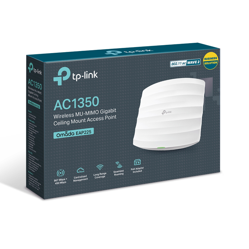 Access Point Gắn Trần TP-Link EAP225 AC1350Mbps