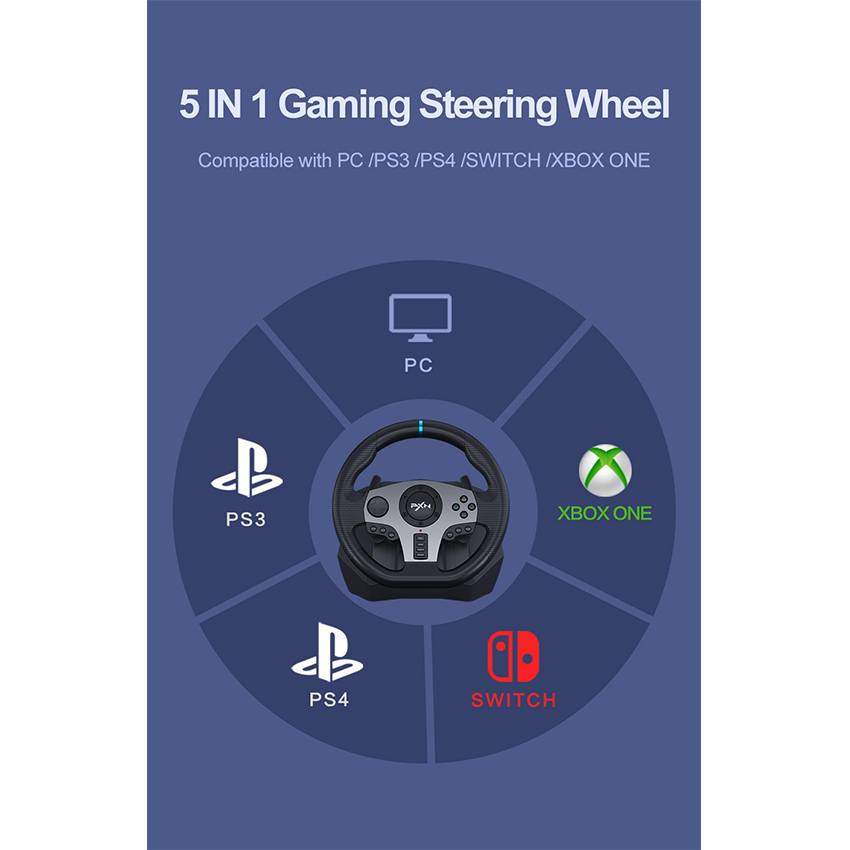 Vô lăng chơi game PXN V9 Gaming Racing Wheel