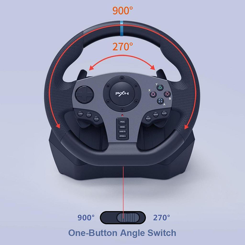 Vô lăng chơi game PXN V9 Gaming Racing Wheel
