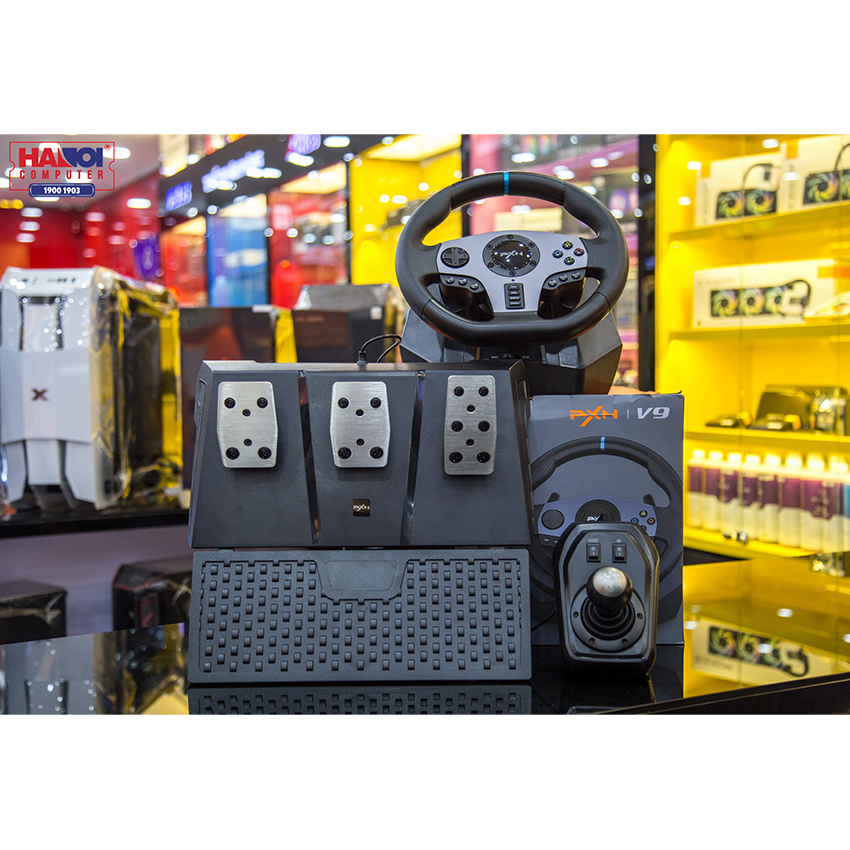 Vô lăng chơi game PXN V9 Gaming Racing Wheel