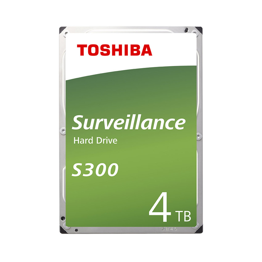 Ổ cứng HDD Toshiba AV S300 4TB 3.5 inch, 5400RPM, SATA3, 128MB Cache (HDWT740UZSVA)