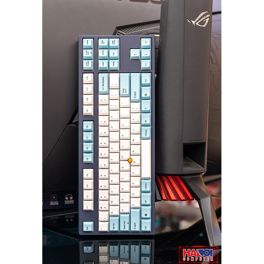 Bàn phím cơ Leopold FC750R SP Silent Red switch (White Skyblue)