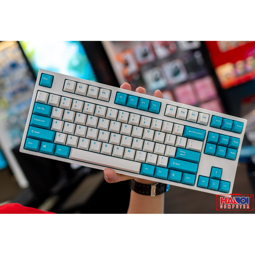 Bàn phím cơ Leopold FC750R PD Brown switch (White Mint)